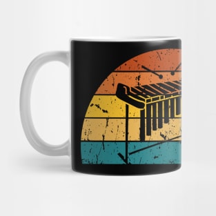 Grunge Vibraphonist Playing Vibraphone Good Vibes with Vibraphone Mallet Percussion Mug